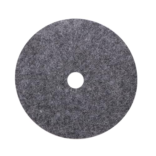 Nicht gewebter Baum Mulch Ring Baumschutz, 2mm Thick Colorful Mulch Ring Mat Tree Root Non-Woven Protector Cover Weed Barrier Mat Reuse Cushions Garden Yard Plant Mulch Mats(Gray x1PCS,15CMX15CMX2CM)