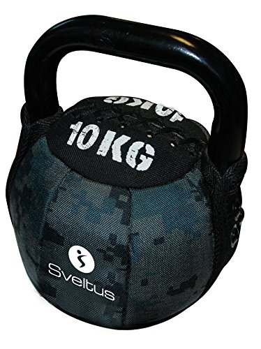 Sveltus Soft Kettlebell 10 Kg schwarz Krafttraining Muskeltraining Gewichte