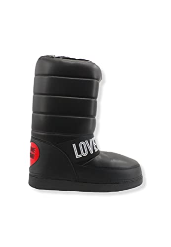 Love Moschino Damen St.ttod.skiboot20 Soft Marvel Pu Stiefelette, Schwarz, 35 EU