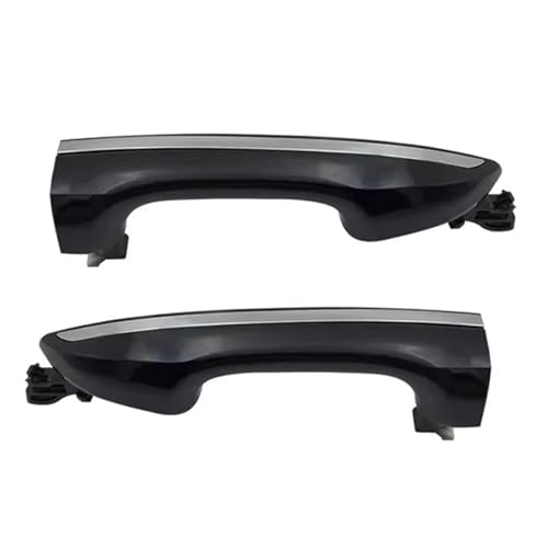 Ersatz Auto Türgriff Für Toyota Für Corolla 2014 2015 2016 2017 2018 Auto Vorne Hinten Außen Außerhalb Äußere Tür Griff Außentürgriff Ersatz(Black 1 Pair)