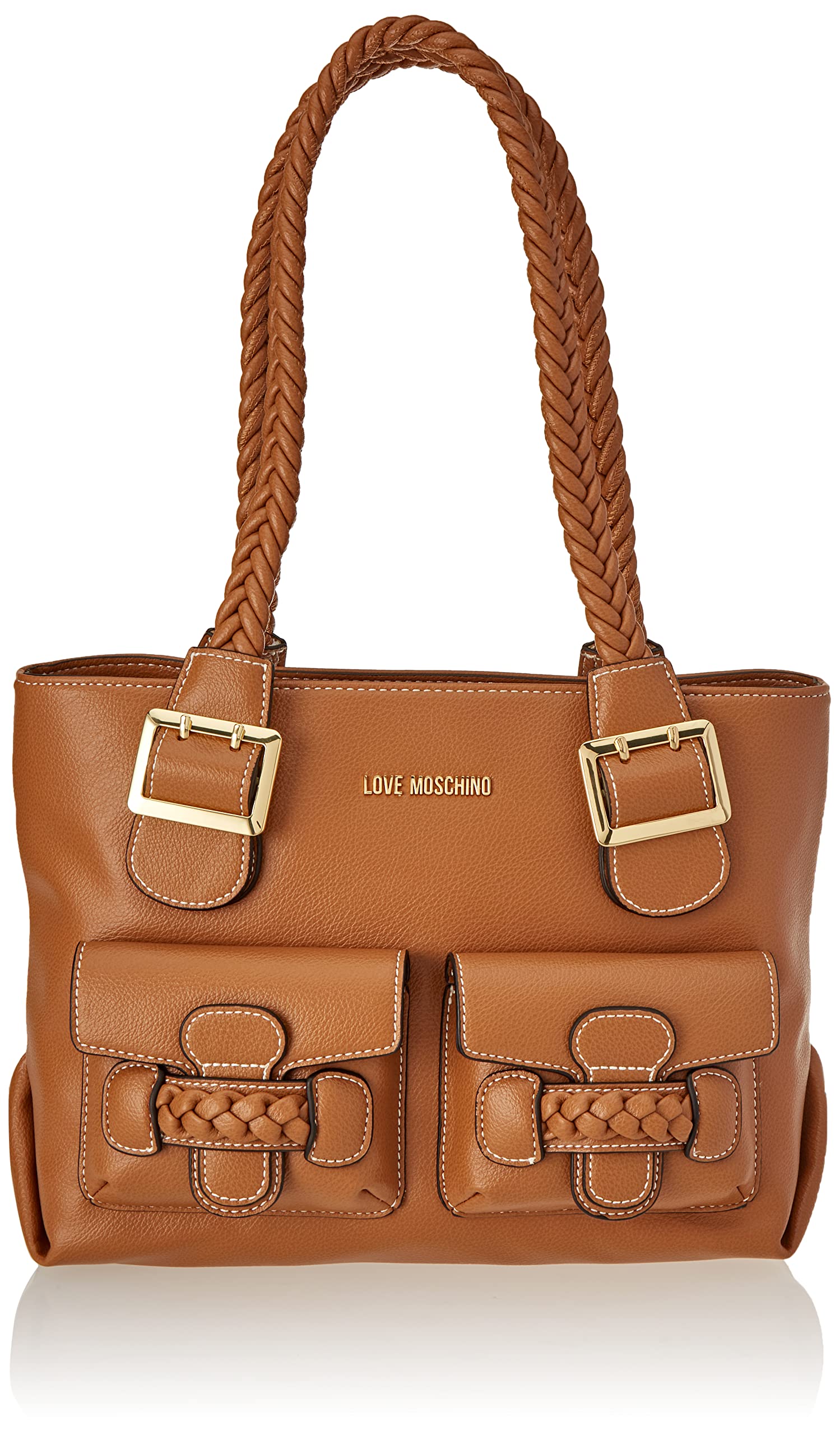 Love Moschino Damen Jc4218pp0gkj0201 Schultertasche, Camel