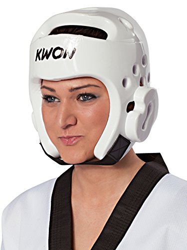 KWON® Taekwondo Kopfschutz 40063 PU CE Weiß WTF Kopfschützer - S