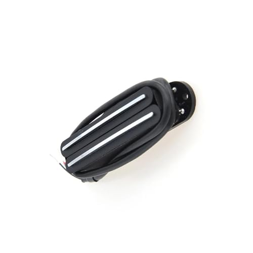 Doppelspulen-Humbucker-Tonabnehmer, 4-Draht-Doppelschienen-Tonabnehmer, Spulen-Tonabnehmer Für E-Gitarre e gitarren tonabnehmer (Color : Black-Chrome)