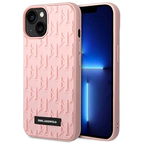 Karl Lagerfeld KLHCP14SRUPKLPP hülle für iPhone 14 6,1" hardcase rosa/pink 3D Monogram