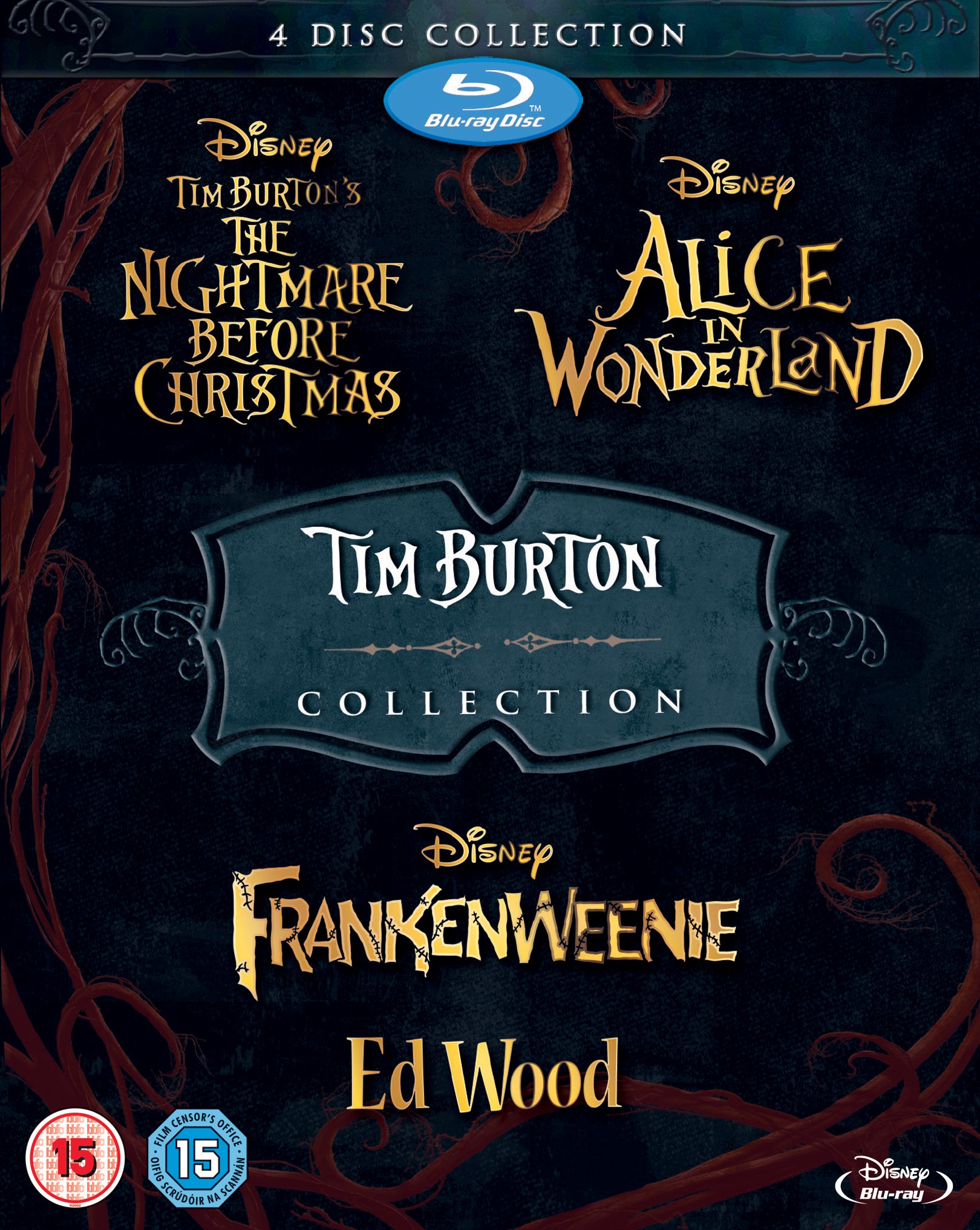 Tim Burton 4 Movie Collection [Blu-ray] [UK Import]