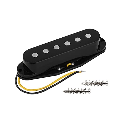 ZENGXUE 1 Stück E-Gitarre Einzelspule Pickup Alnico 5 Bridge Black Humbucker Tonabnehmer Set