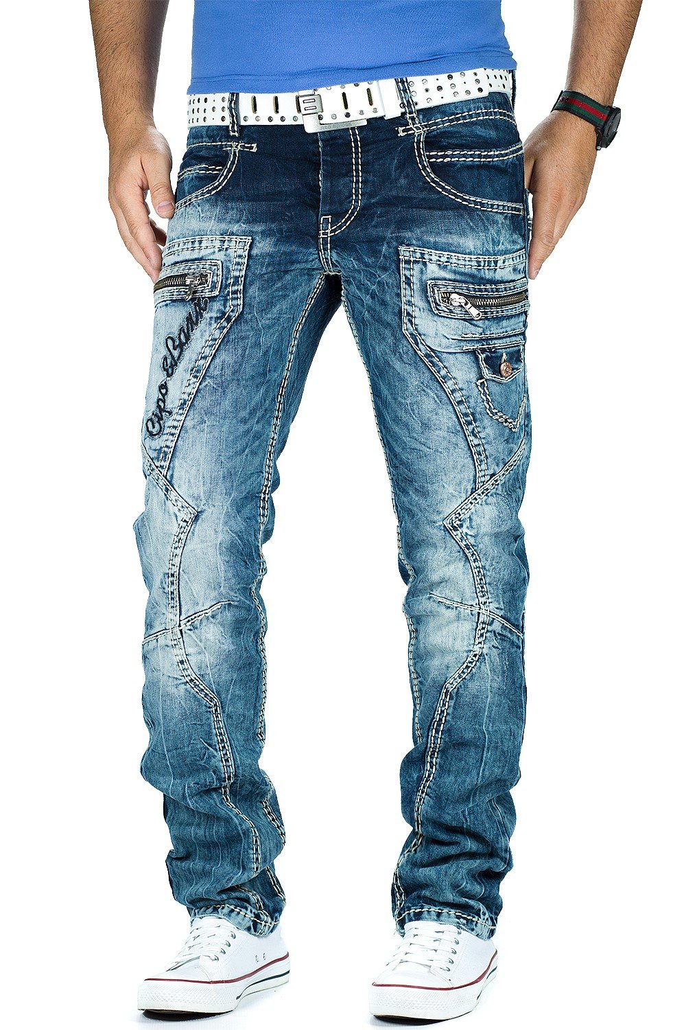 Cipo & Baxx Herren Jeans CD296-bans W32/L36