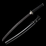 KPTKP Natürliches Palisander-Katana, handgefertigtes Holz-Samurai-Schwert mit Scheide, 103 cm Bokken für Display, Cosplay-Kollektion und Kendo-Training-I