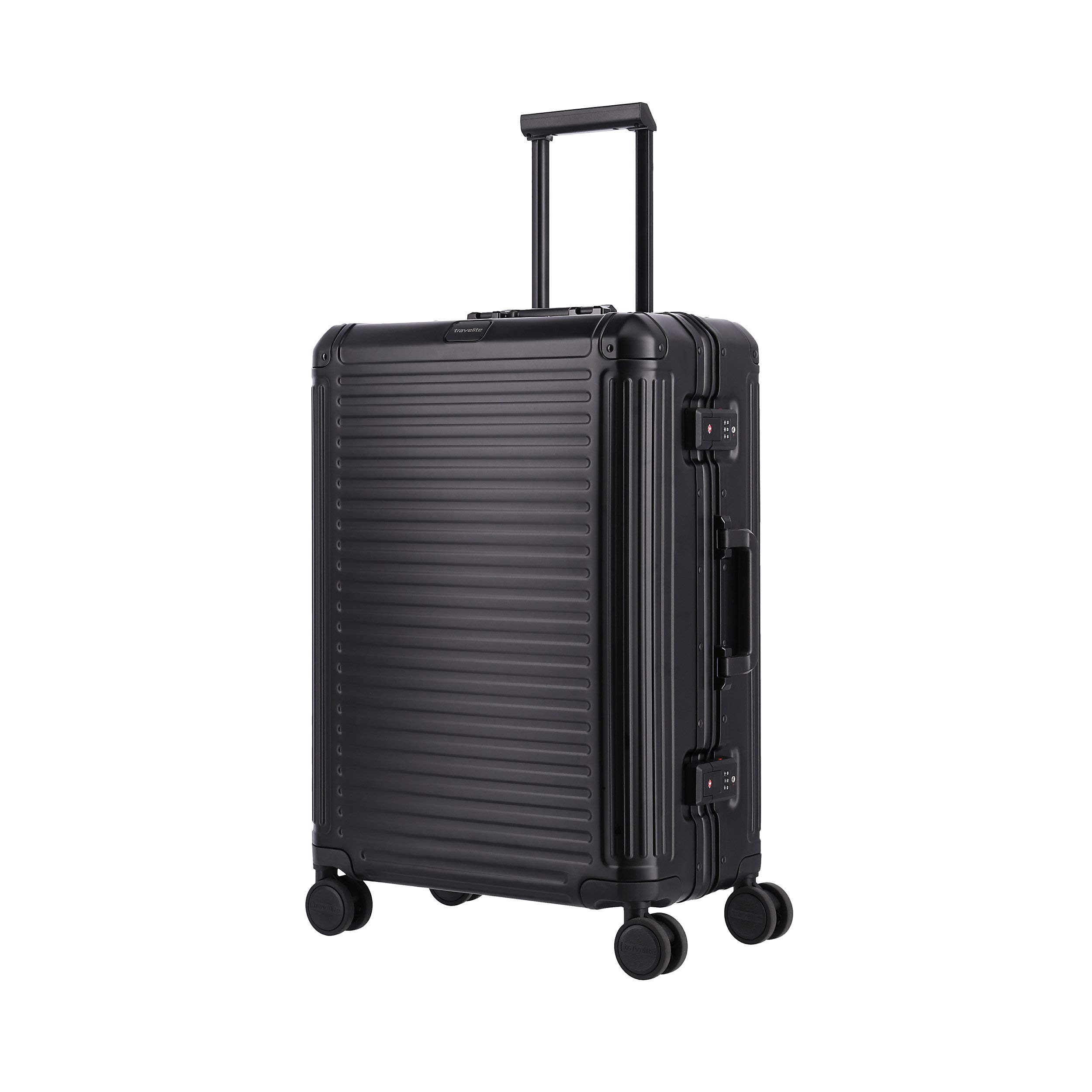 travelite Next 4 W Trolley M, Schwarz, Unisex, Einheitsgröße, Schwarz, M, CASUAL, Schwarz, M, CASUAL