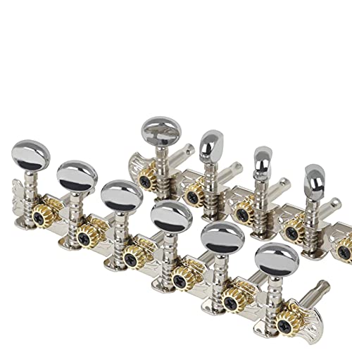 ALFAAL 6 + 6 Guitar String Tuning Pegs Tuner Machine Köpfe Gitarre Tuning Keys Gitarre Zubehör