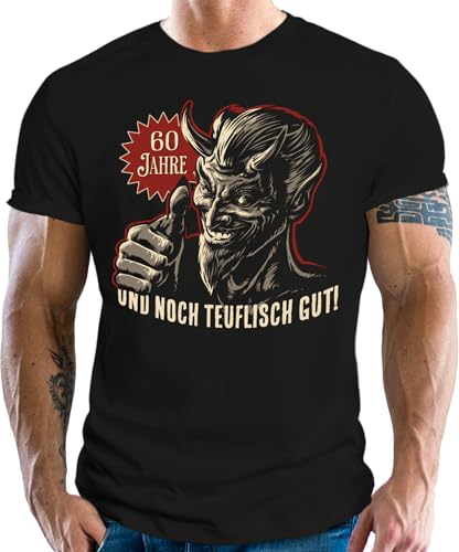 Herren T-Shirt zum 60.Geburtstag: 60 Jahre - und noch teuflisch gut