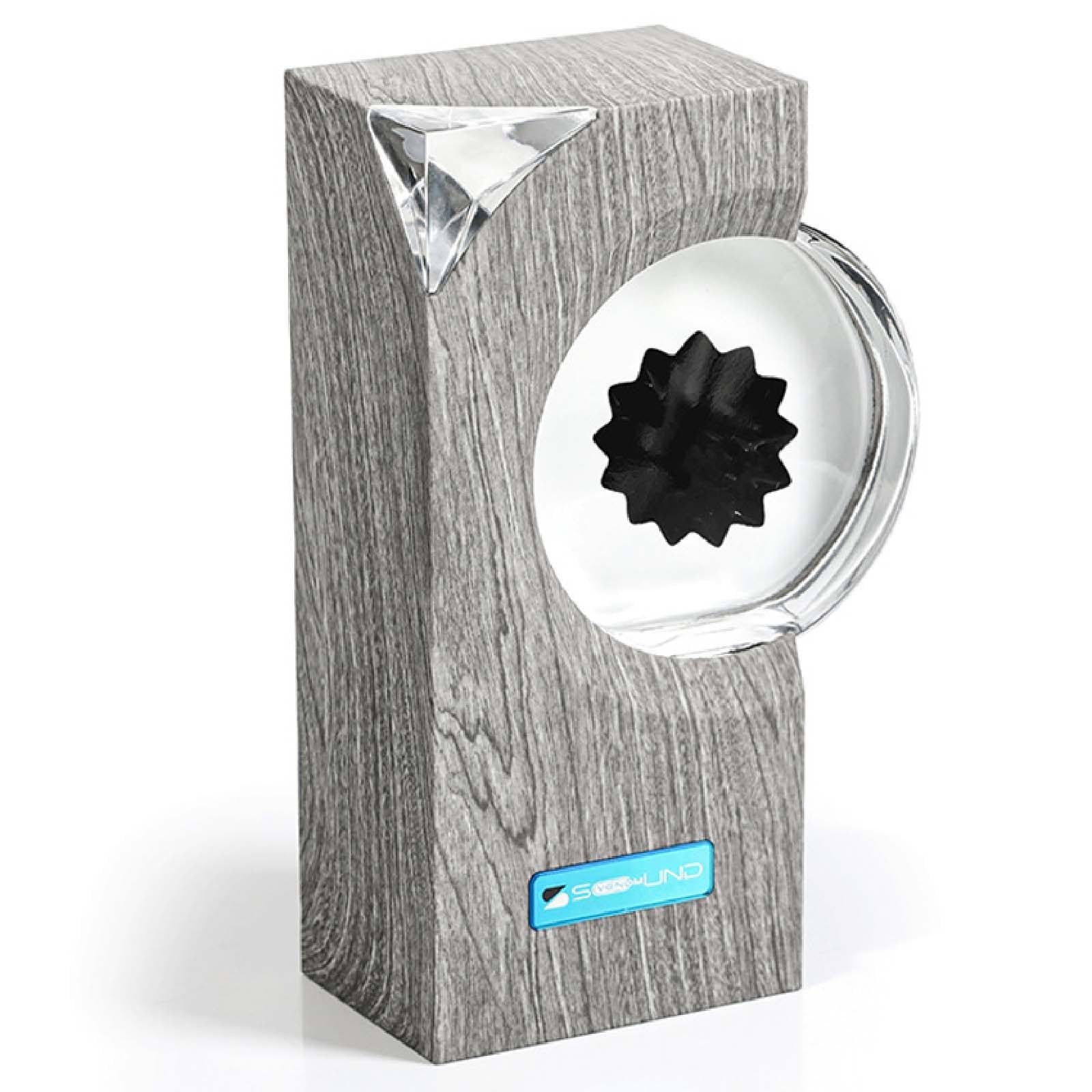 JMbpkduHs Tanzende Ferrofluid-Musik-Rhythmus-Lampe (Magnetische Flüssigkeit ändert Sich Mit Ton)–Music Mate Sound Partner–Magnetische Flüssigkeit Bluetooth-Lautsprecher–Teenager-Geschenke,Grey