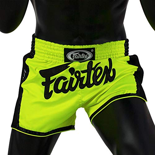 Fairtex Muay Thai Shorts, BS1706, neon-gelb Größe L