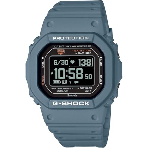 Casio G-Squad DW-H5600-2ER Bluetooth Solar Blau