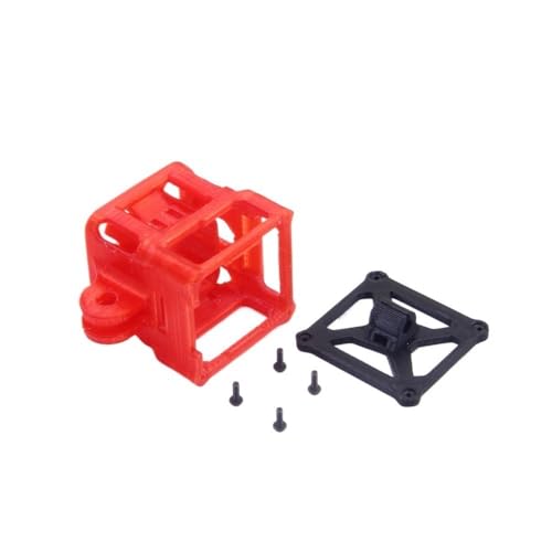 LSFWJP for DJI O3 Air Unit Kamera integrierte Modifikation 3D-gedruckte Teile TPU-Halter Feste Halterung Sitz 95A TPU-Halterung for FPV Racing Drone (Color : Rood)