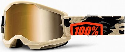 100 Percent Strata 2 Kombat S22, Crossbrille verspiegelt