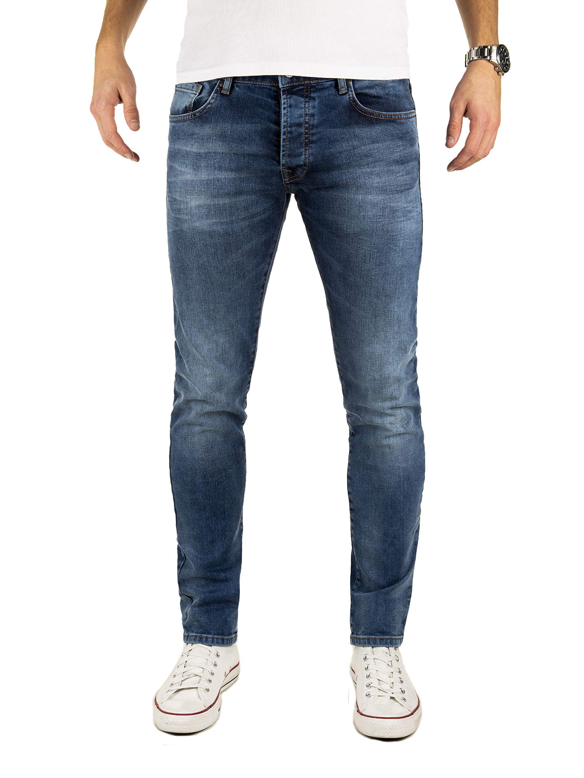 WOTEGA Herren Jeans Rick Slim fit, Blau (Insignia Blue 194028), W31/L34