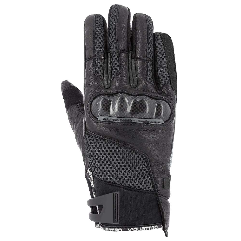 V Quattro Design Sp 18 Herren Handschuhe, Schwarz, Größe XL