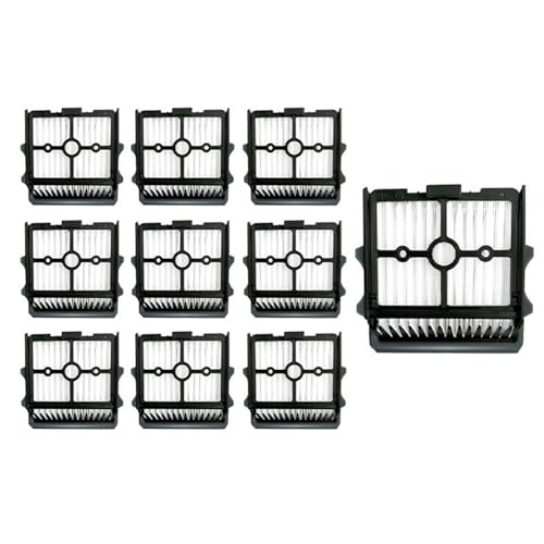 ZEMNLO For Tineco Floor ONE S5/Floor One S5 Pro 2/ S5, Extreme Smart Staubsauger-Ersatzbürstenrollen und HEPA-Filter Wartung von Vakuumfiltern(Size:10PCS)