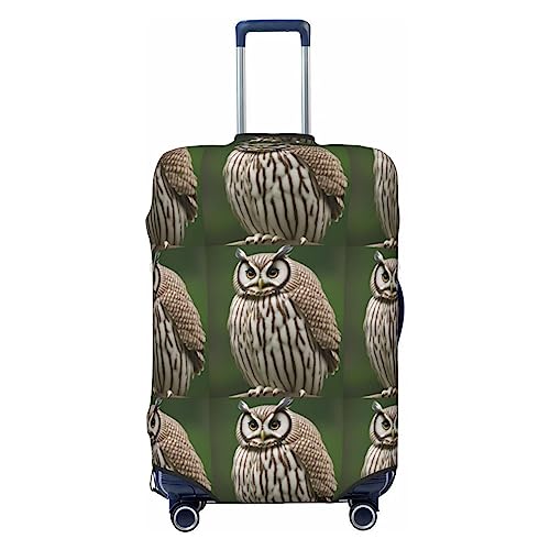 Miniks Fat Owl Reisegepäckabdeckung, robuster Koffer-Schutz, passend für 45,7 - 81,3 cm große Gepäckstücke, klein, Schwarz, Small