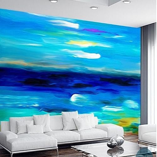 XLMING Große Blaue Himmelsmeer-Antenne 3D Tapete Home Dekoration Wohnzimmer Sofa Schlafzimmer Tv Hintergrund Wand-250cm×170cm