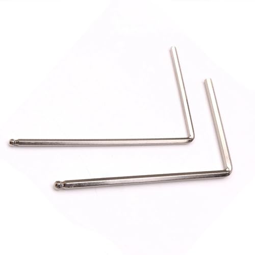 Werkzeuge für den Gitarrenbau 4mm 5mm Gitarre Schlüssel Ball End Gitarre Halsstab Werkzeug Inbusschlüssel Für Akustische Gitarre Bass (Color : 4MM silver)