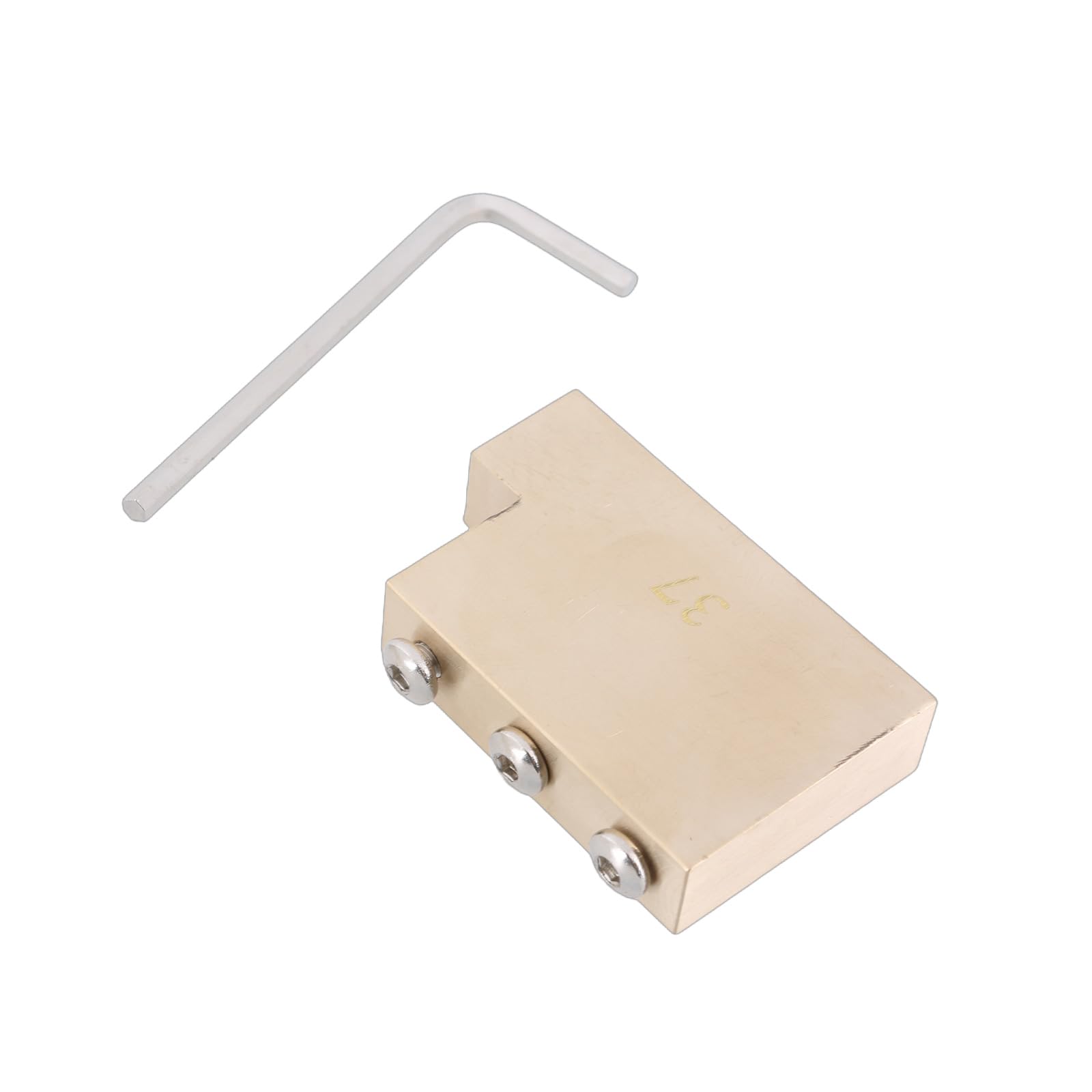 Tremolo-Block für E-Gitarre, 34 mm, Saitenabstand, Vollmessing, 32/34/37/42 mm, Tremolo-Block für Gitarre, Tremolo-Steg