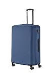 travelite 4-Rad Hartschalenkoffer groß 96 Liter, Gepäck Serie BALI: ABS Hartschalen Trolley mit TSA Kombinationsschloss, 77 cm