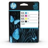 HP Original 934/935 Druckerpatronen 4er Multipack schwarz, cyan, magenta, gel...