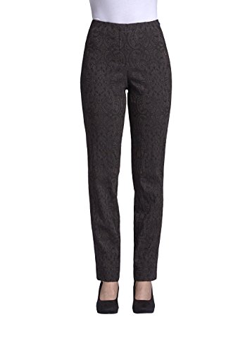 Robell Marie Damen Stretchhose Slim Fit - Sommerkollektion 2016 (34, schwarz (90))