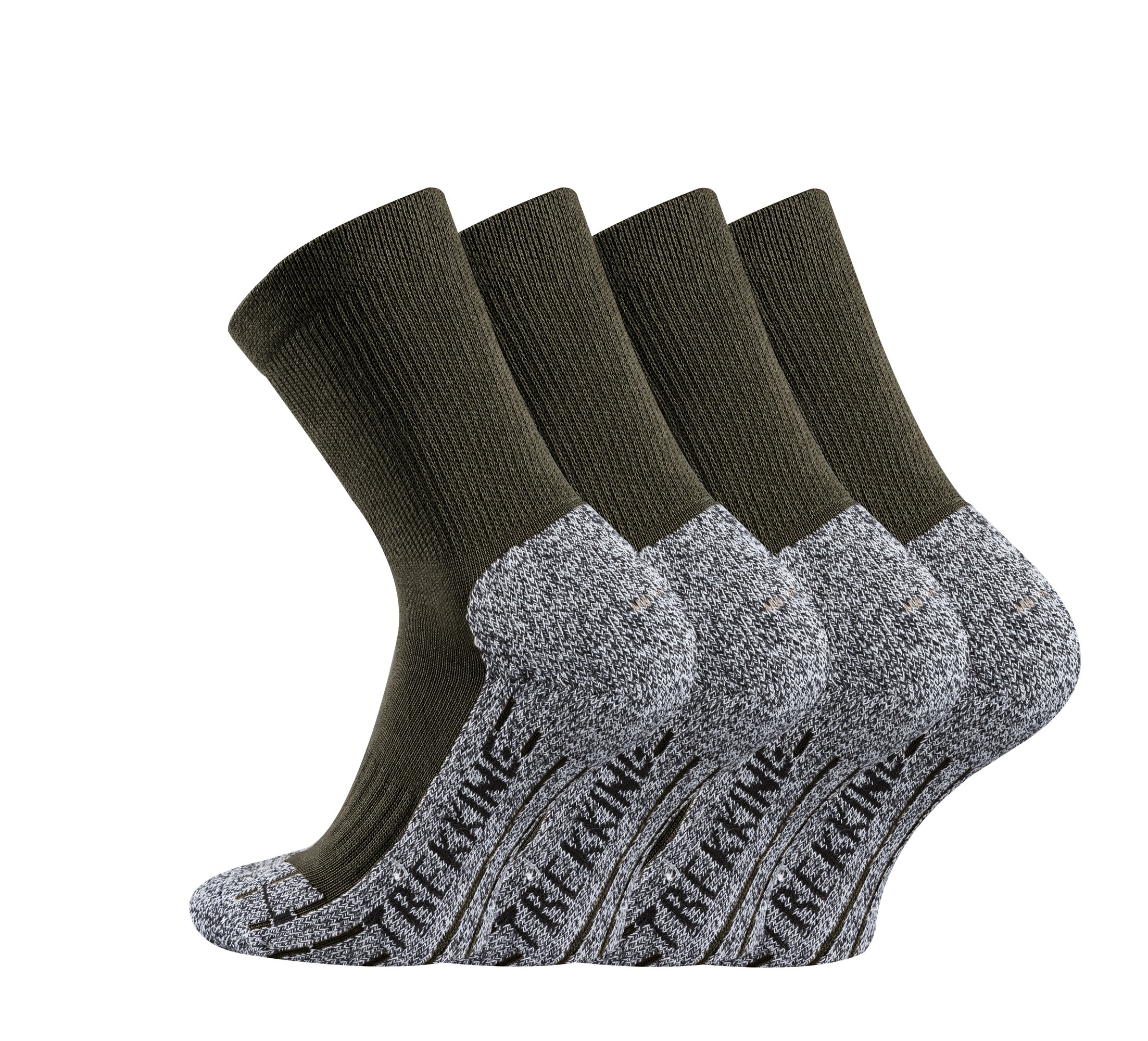 Wandersocken, 2 Paar, atmungsaktiv, grün, 22012