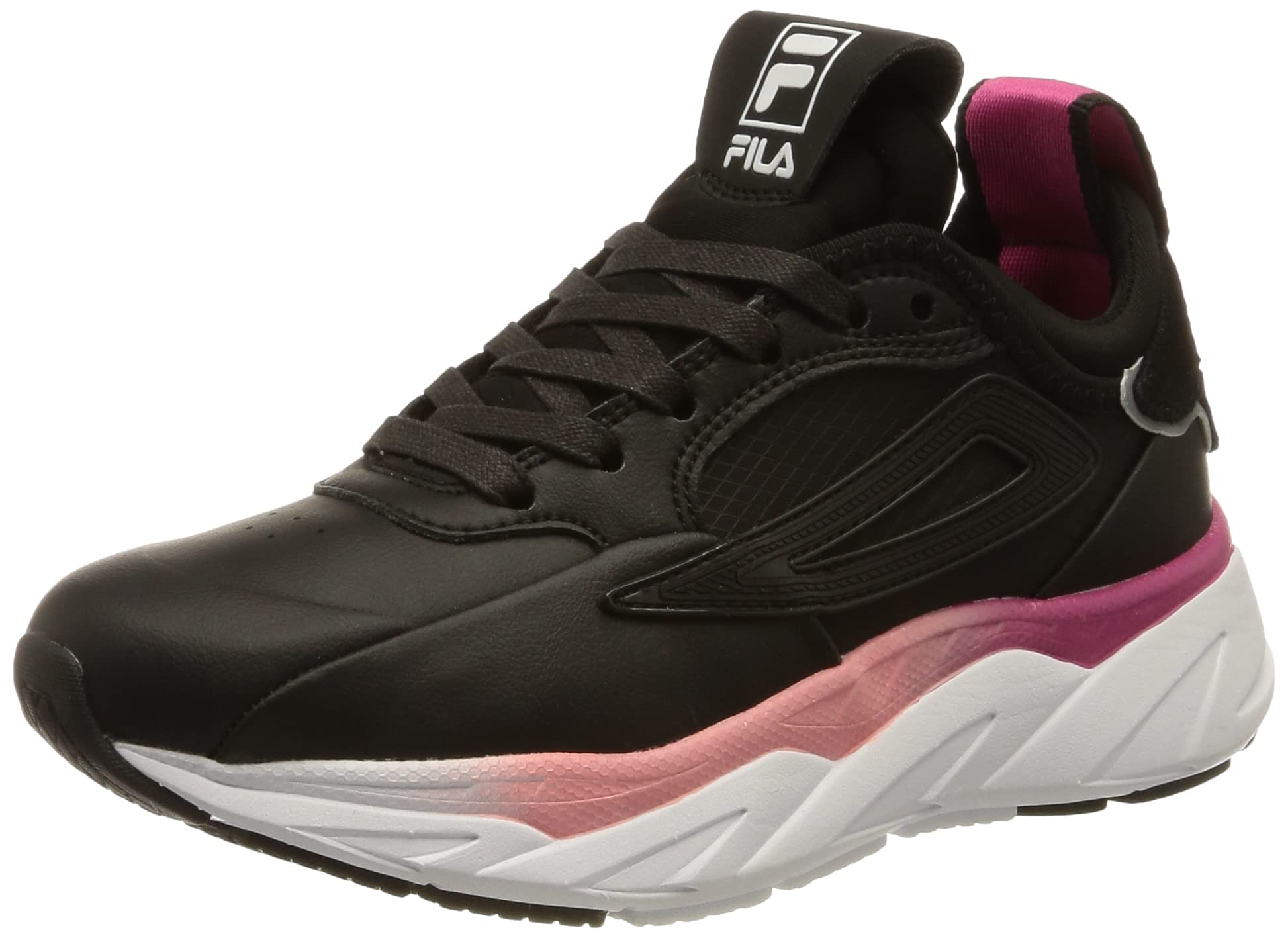 FILA Damen Amore F wmn Laufschuh, Black-Pink Peacock, 38 EU