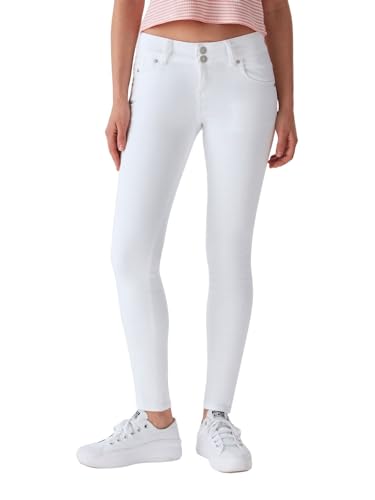 LTB Jeans Damen Molly M Jeans, White 100, 31W / 32L