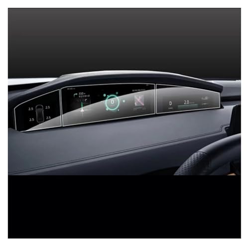 GHTOITW Navigation Displayschutz Für Changan Für UNI-K 2021 12,3 Zoll LCD-Autoradio GPS-Navigation Gehärtetes Glas Und Armaturenbrett-Bildschirmfolie(Dashboard)