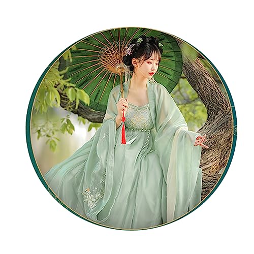 Chinesische Traditionelle Prinzessin Hanfu-Kleid Damen Tang-Dynastie Hanfu Cosplay-Outfit,S=155-160cm,Grün