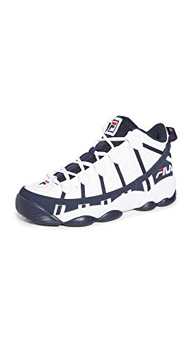 Fila Men's Stackhouse Spaghetti Sneakers, White Navy Red, 10 Medium US