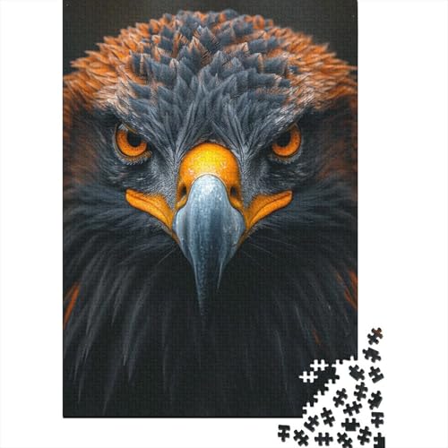 1000 Teile für Erwachsene, schwierige Puzzles, farbenfrohe Adler-Holzpuzzles für Erwachsene und Jugendliche als Geburtstagsgeschenk für Erwachsene, Jungen und Mädchen 29,53x19,69 Zoll