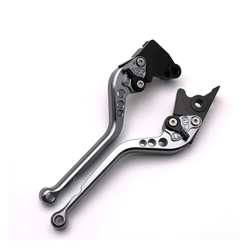 Motorrad Bremshebel Für YZF-R6 Für YZF-R1 Für YZF-R6S Für XYZF-R6S 2004 2005-2016 Motorrad Langer Und Kurzer Aluminiumgriff Bremskupplungshebel BremsKupplungshebel(Long Titanium)