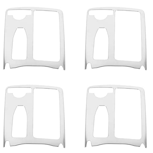 Kiudduy 4X Auto Styling Interieur Edelstahl Aufkleber Wasser Tasse Halter Panel Dekoration Trim für C W204 2009-2014 LHD