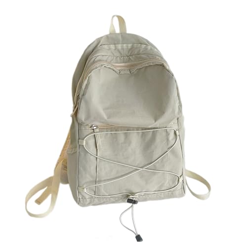 Modischer College Laptop Rucksack Große Kapazität Lässiger Rucksack Rucksack Schultasche Bungee