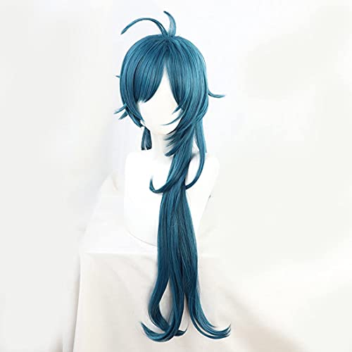 LINLINCD-Wig Anime Cosplay Genshin Impact Cosplay – Kaeya Cosplay Perücke for Party Halloween Weihnachten