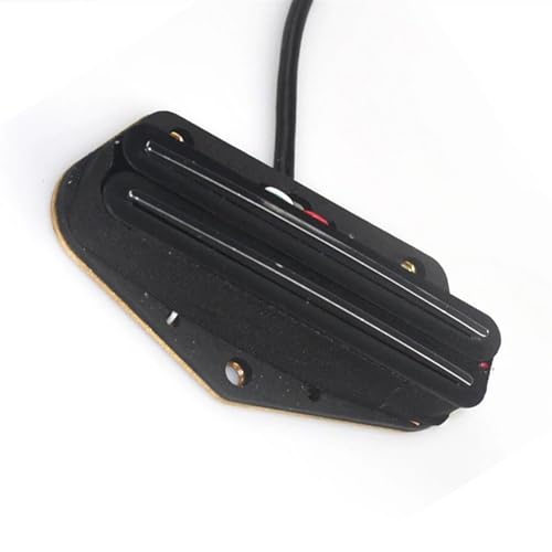 Schwarze Farbe E-Gitarre Dual Rail Style Bridge Pickup Für Keramik Bridge Pickup Four Counduct Mit Schild e gitarren tonabnehmer