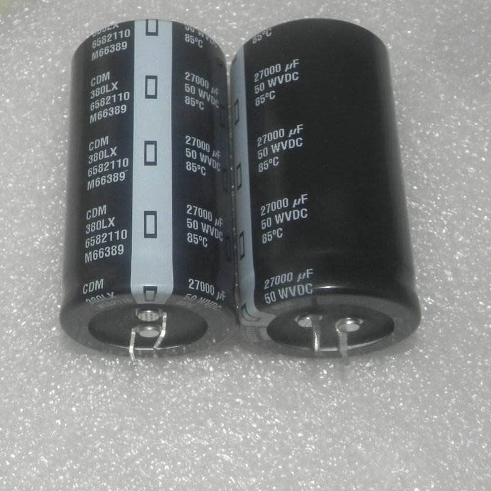 ALKOY D 50V 27000UF Leistungsverstärkerfilter Großer Teichfilter Elektrolytkondensator 1 STK DIY Lieferungen