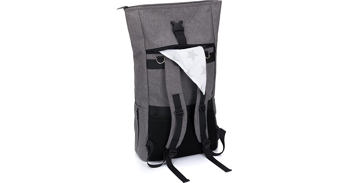 Wickelrucksack Tokio grau melange 2