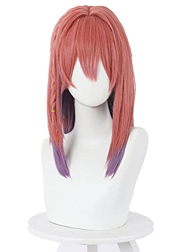 Anime cosplay perücke Mieten Sie eine Freundin Sakurasawa Sumi Pink Lila Mixed Cosplay Anime Perücke Hitzebeständige Synthetische Haare Halloween Party Karneval