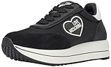 Love Moschino Damen Sneakers, Schwarz, 36 EU