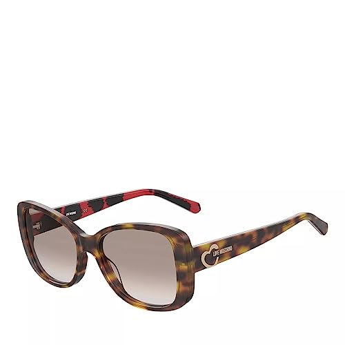 Love Moschino Damen Mol054/S Sonnenbrille, Havana Red Black Pattern >, 54