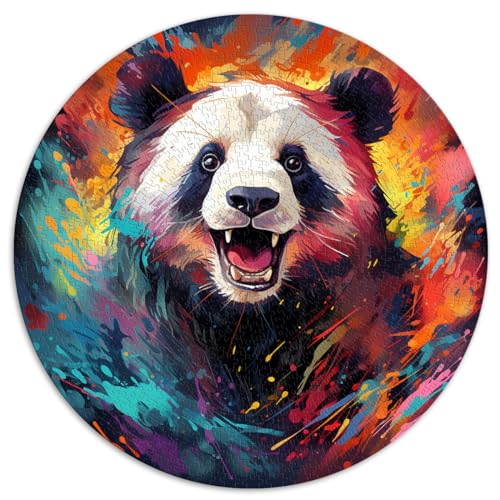 Puzzlespiele im Panda-Art-Stil und das Puzzle mit 1000 Teilen für Erwachsene, 67,5 x 67,5 cm, Denksport-Puzzle mit vollständig ineinander greifenden und zufällig geformten Teilen