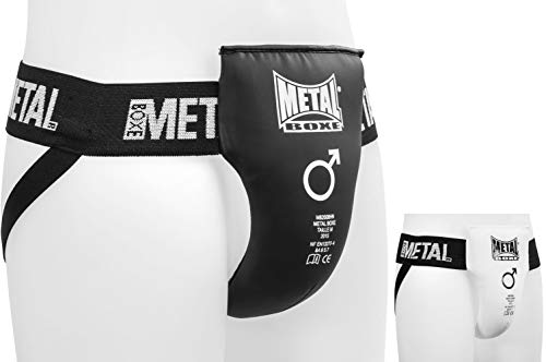 METAL BOXE Semi-Pro Tiefschutz für Herren, Herren, Semi-pro, schwarz