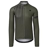 AGU Faded Stripe Trikot Langarm Essential Herren Army Green XL